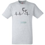 EKG Szarvasvadász férfi rövid ujjú póló