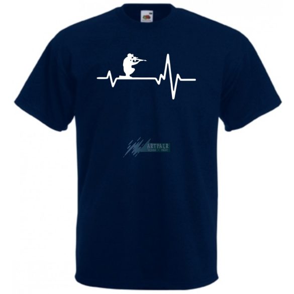 EKG Vadász férfi rövid ujjú póló