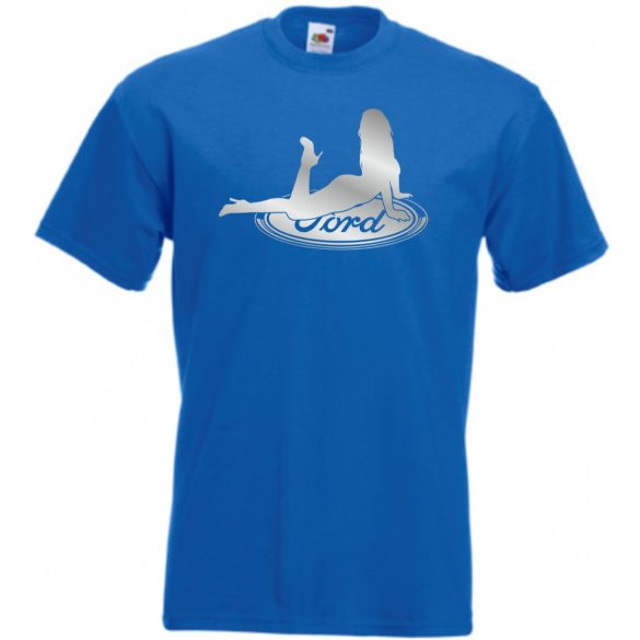 Auto fan Sexy Ford IV. férfi rövid ujjú póló