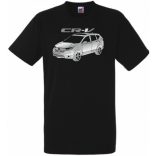Auto fan Honda CR-V minima -B férfi rövid ujjú póló