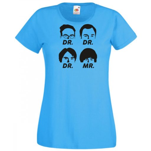 Négy muskétás - Dr Dr Dr Mr - agymenők módra női rövid ujjú póló
