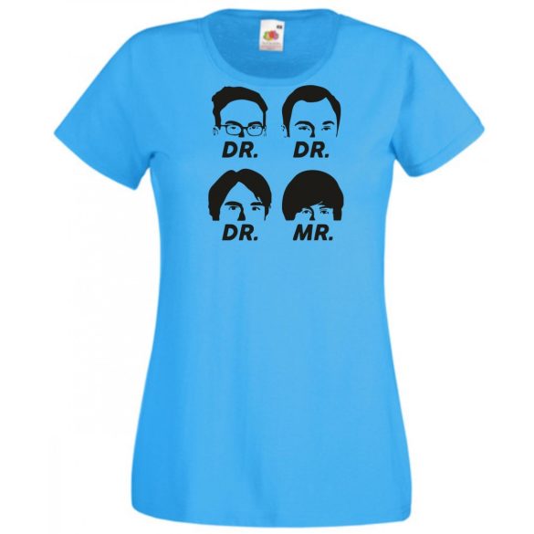 Négy muskétás - Dr Dr Dr Mr - agymenők módra női rövid ujjú póló