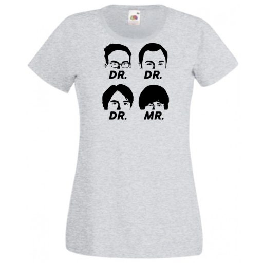 Négy muskétás - Dr Dr Dr Mr - agymenők módra női rövid ujjú póló