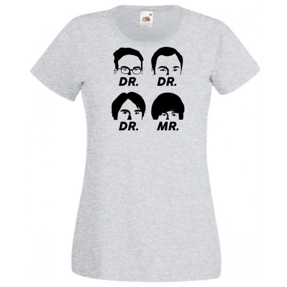 Négy muskétás - Dr Dr Dr Mr - agymenők módra női rövid ujjú póló