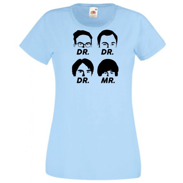 Négy muskétás - Dr Dr Dr Mr - agymenők módra női rövid ujjú póló