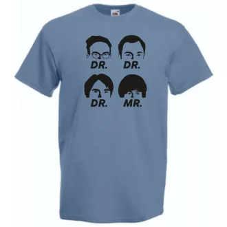   Négy muskétás - Dr Dr Dr Mr - agymenők módra férfi rövid ujjú póló
