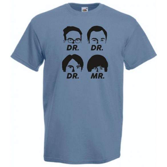 Négy muskétás - Dr Dr Dr Mr - agymenők módra férfi rövid ujjú póló