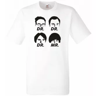   Négy muskétás - Dr Dr Dr Mr - agymenők módra férfi rövid ujjú póló