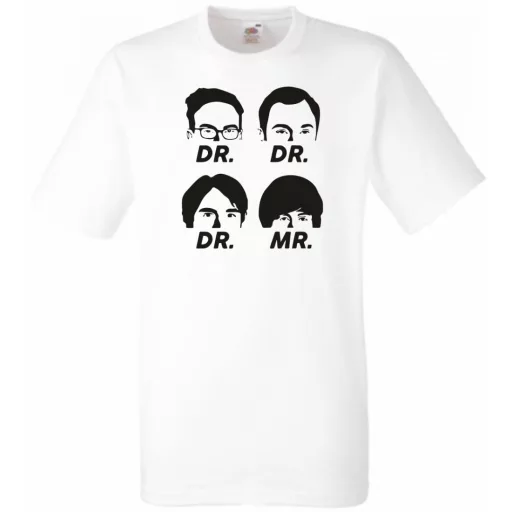 Négy muskétás - Dr Dr Dr Mr - agymenők módra férfi rövid ujjú póló