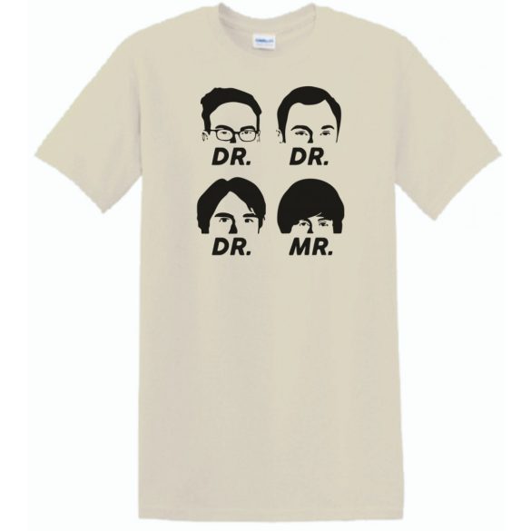 Négy muskétás - Dr Dr Dr Mr - agymenők módra férfi rövid ujjú póló