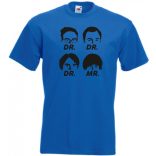 Négy muskétás - Dr Dr Dr Mr - agymenők módra férfi rövid ujjú póló