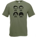 Négy muskétás - Dr Dr Dr Mr - agymenők módra férfi rövid ujjú póló