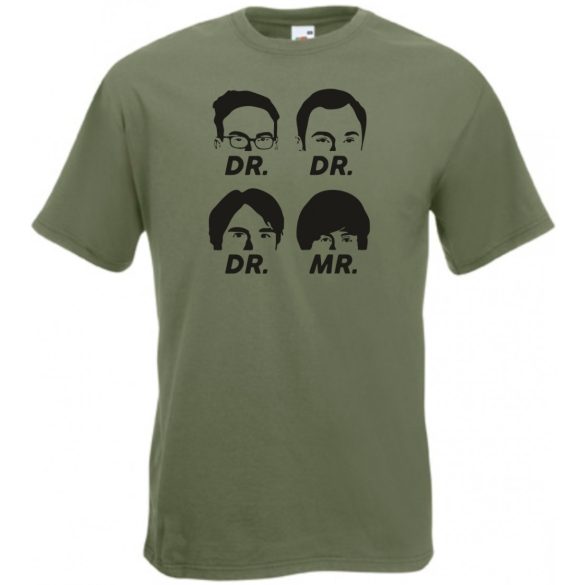 Négy muskétás - Dr Dr Dr Mr - agymenők módra férfi rövid ujjú póló