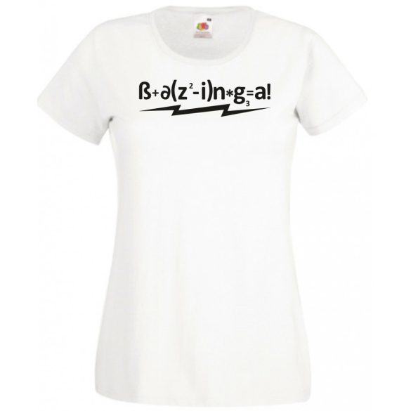 Képtelen képlet - agymenők módra női rövid ujjú póló