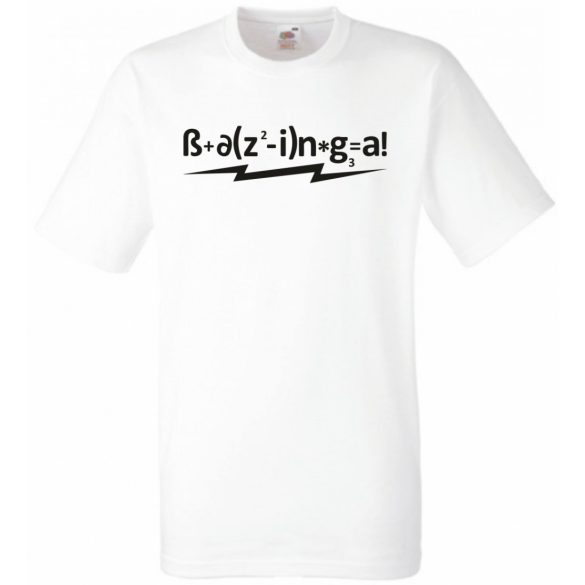 Képtelen képlet - agymenők módra férfi rövid ujjú póló