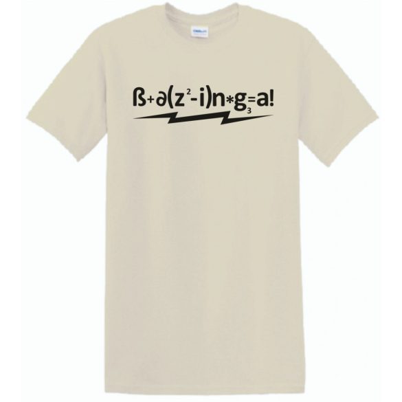 Képtelen képlet - agymenők módra férfi rövid ujjú póló