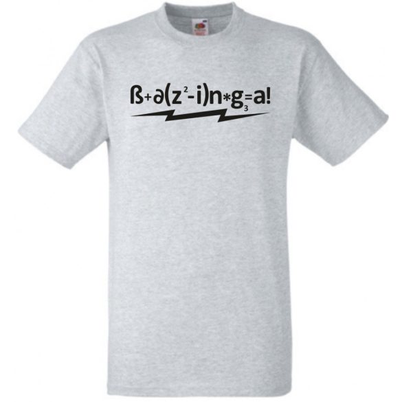 Képtelen képlet - agymenők módra férfi rövid ujjú póló