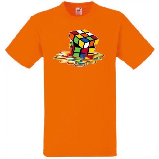 Bűvös kocka elfolyós gyerek rövid ujjú póló