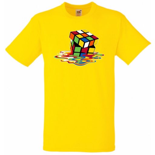 Bűvös kocka elfolyós gyerek rövid ujjú póló