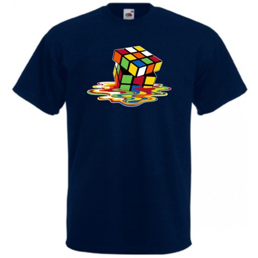 Bűvös kocka elfolyós gyerek rövid ujjú póló