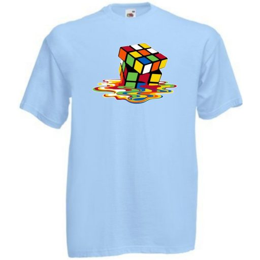 Bűvös kocka elfolyós gyerek rövid ujjú póló