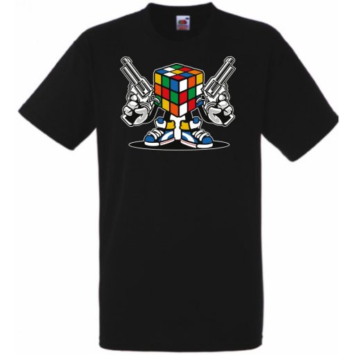 Mágikus bűvös kocka harcra kész gyerek rövid ujjú póló