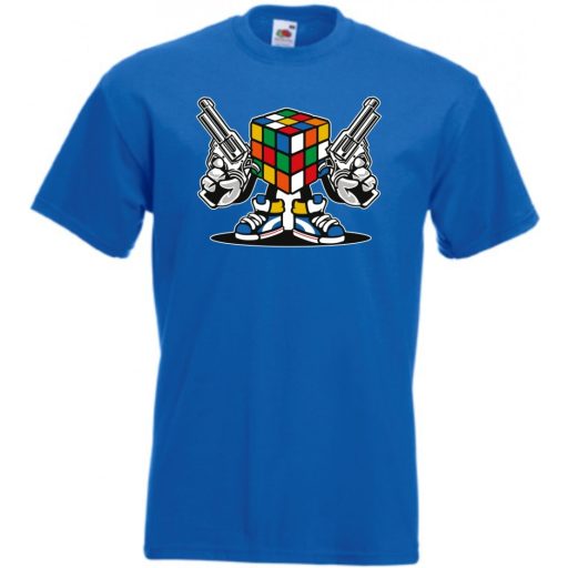 Mágikus bűvös kocka harcra kész gyerek rövid ujjú póló