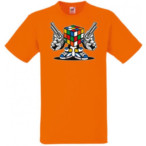 Mágikus bűvös kocka harcra kész gyerek rövid ujjú póló