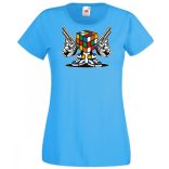 Mágikus bűvös kocka harcra kész női rövid ujjú póló