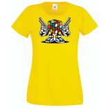 Mágikus bűvös kocka harcra kész női rövid ujjú póló