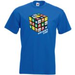 Sheldon bűvös mágikus kockája férfi rövid ujjú póló