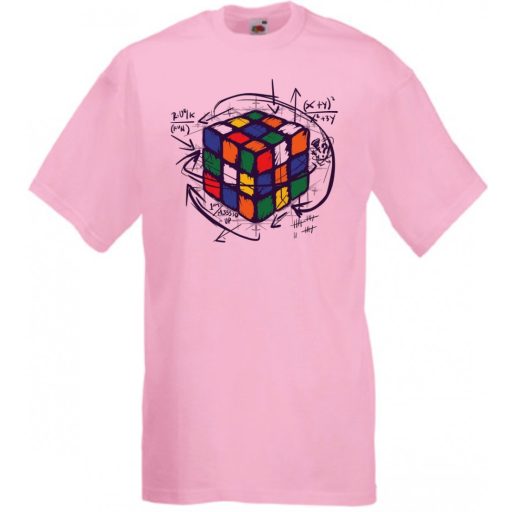 Bűvös kocka, megoldás gyerek rövid ujjú póló