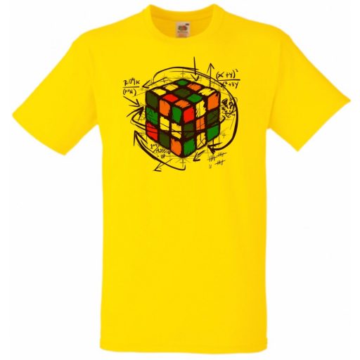 Bűvös kocka, megoldás gyerek rövid ujjú póló