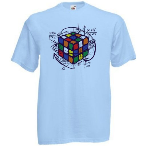 Bűvös kocka, megoldás gyerek rövid ujjú póló