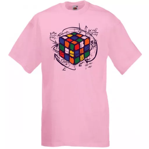 Bűvös kocka, megoldás férfi rövid ujjú póló