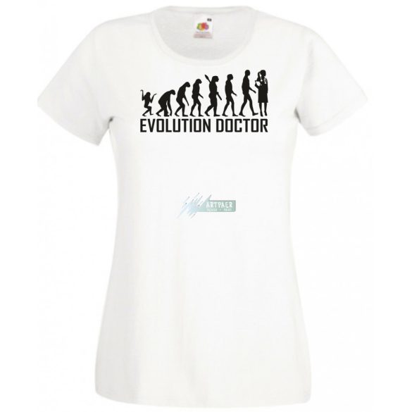 Evolúció Doktornő női rövid ujjú póló