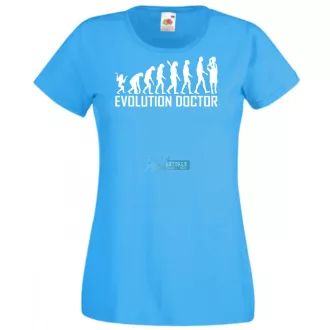 Evolúció Doktornő női rövid ujjú póló