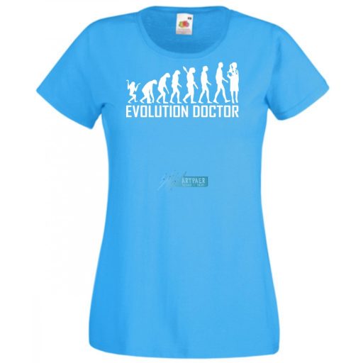 Evolúció Doktornő női rövid ujjú póló