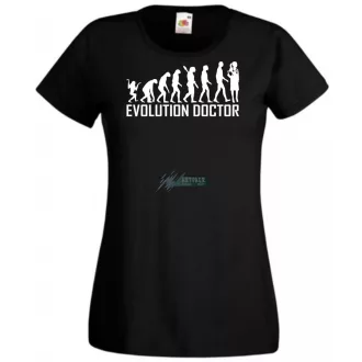 Evolúció Doktornő női rövid ujjú póló