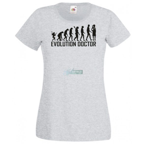Evolúció Doktornő női rövid ujjú póló