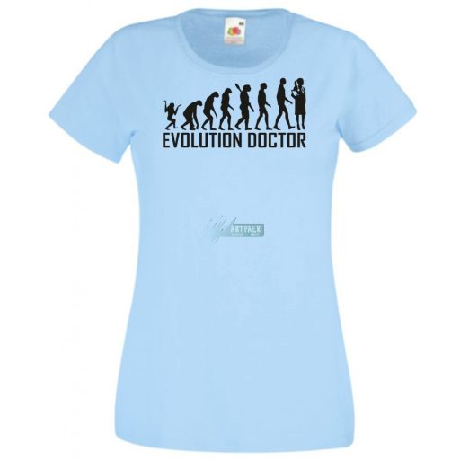 Evolúció Doktornő női rövid ujjú póló