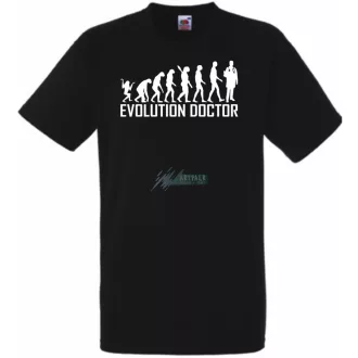 Evolúció Doktor férfi rövid ujjú póló