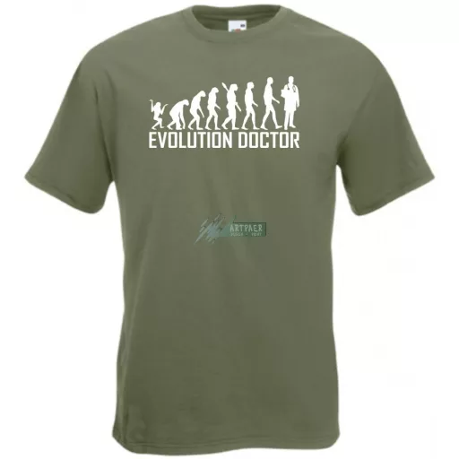 Evolúció Doktor férfi rövid ujjú póló