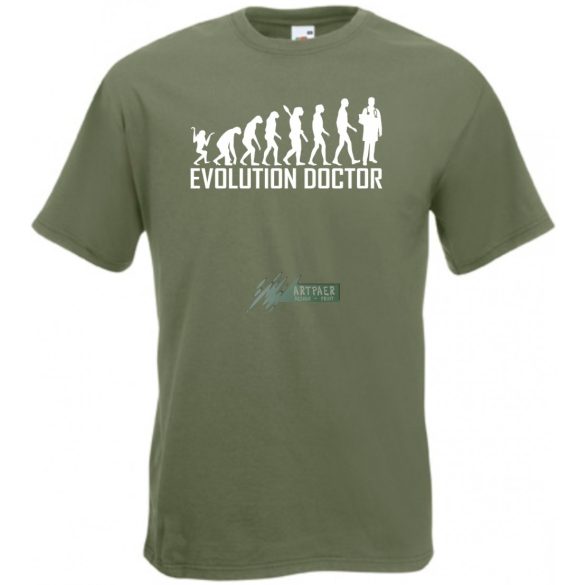 Evolúció Doktor férfi rövid ujjú póló
