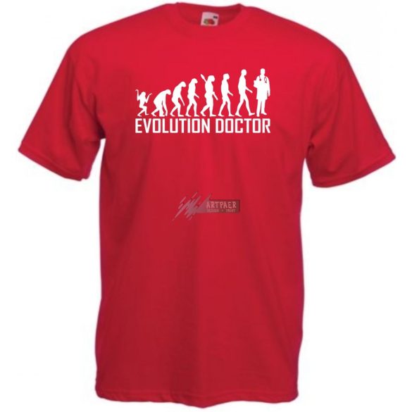 Evolúció Doktor férfi rövid ujjú póló