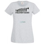 Evolúció Tanárnő női rövid ujjú póló