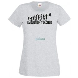 Evolúció Tanárnő női rövid ujjú póló