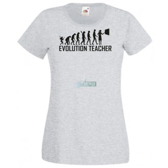Evolúció Tanárnő női rövid ujjú póló