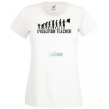 Evolúció Tanárnő női rövid ujjú póló