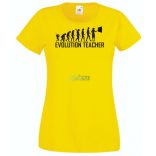 Evolúció Tanárnő női rövid ujjú póló